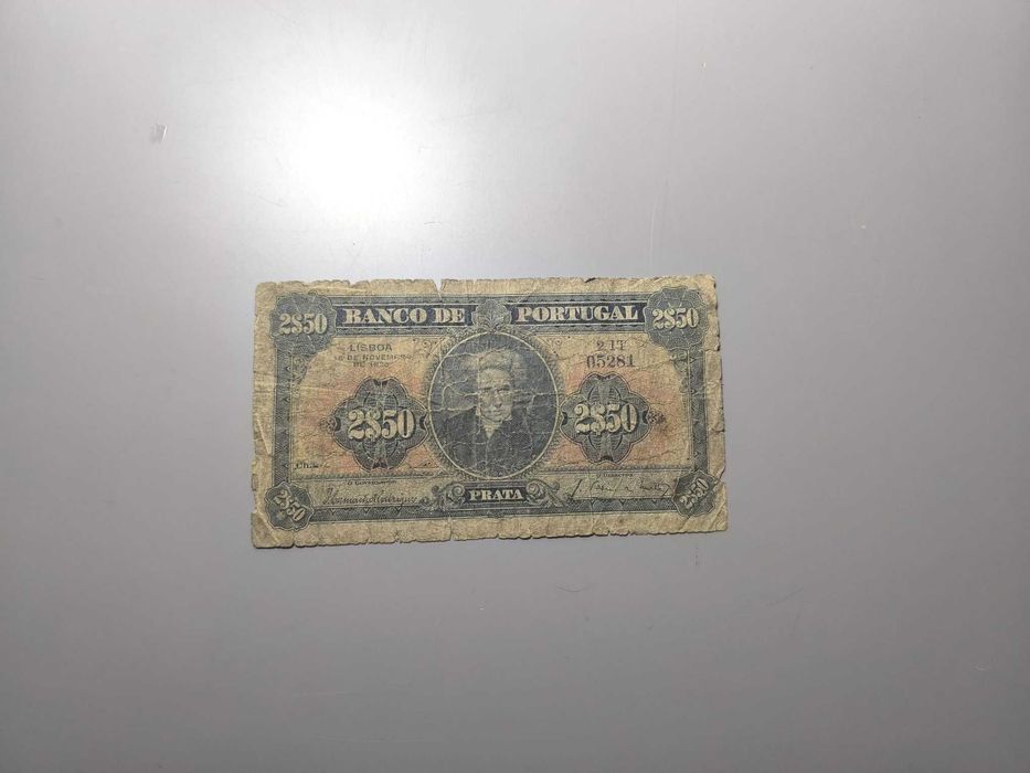 Nota de 250$00 Chapa 2 – 18/11/1925