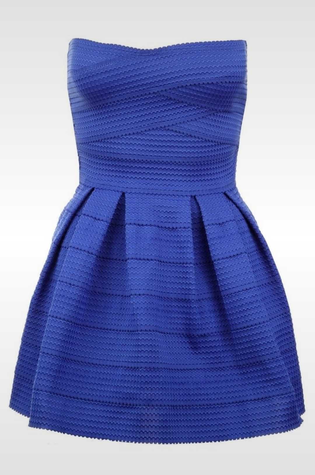 Sinsay nowa elegancka sukienka studniówka bandage niebieska S M 36 38