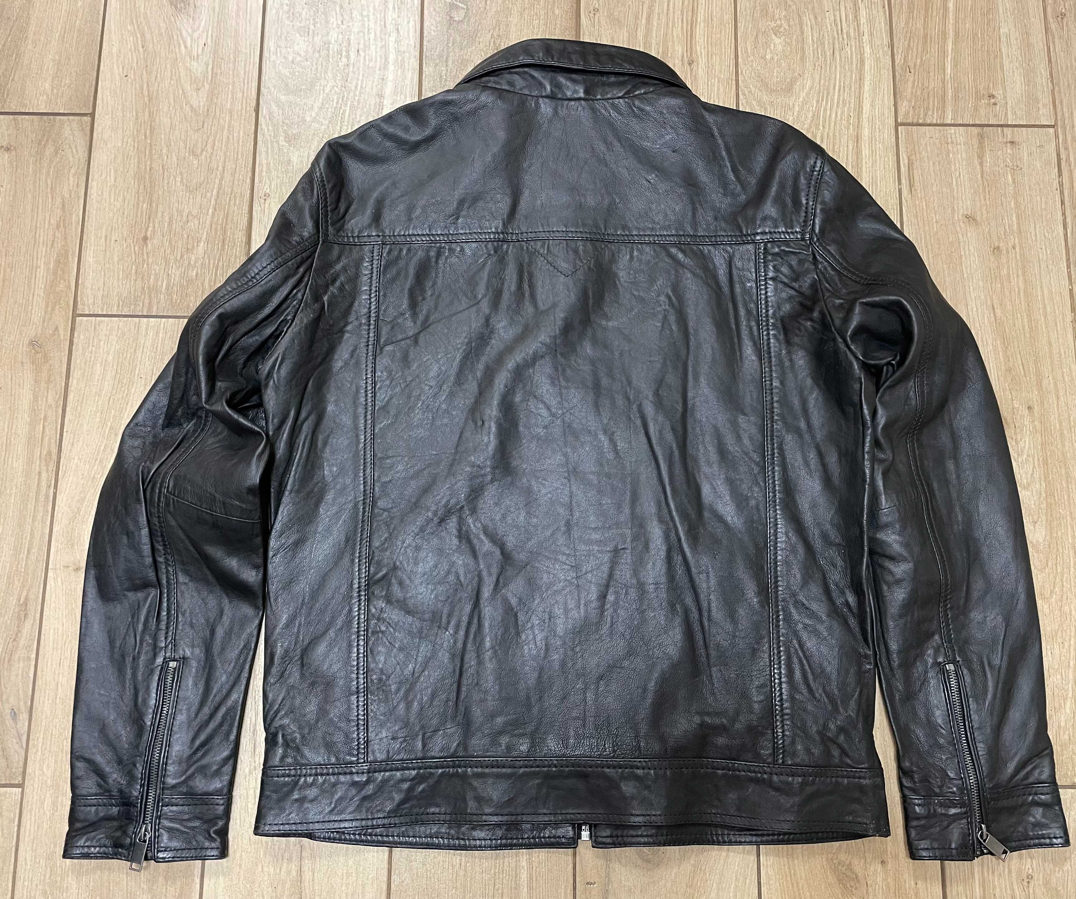 Lee Cooper stylowa kurtka męska 100% skóra owcza model BRIAG r. L