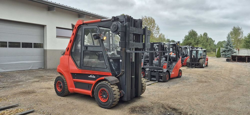 Wózek Widłowy Linde H60T - 2560 mth. - Triplex 5.70 m - 4 sekcje