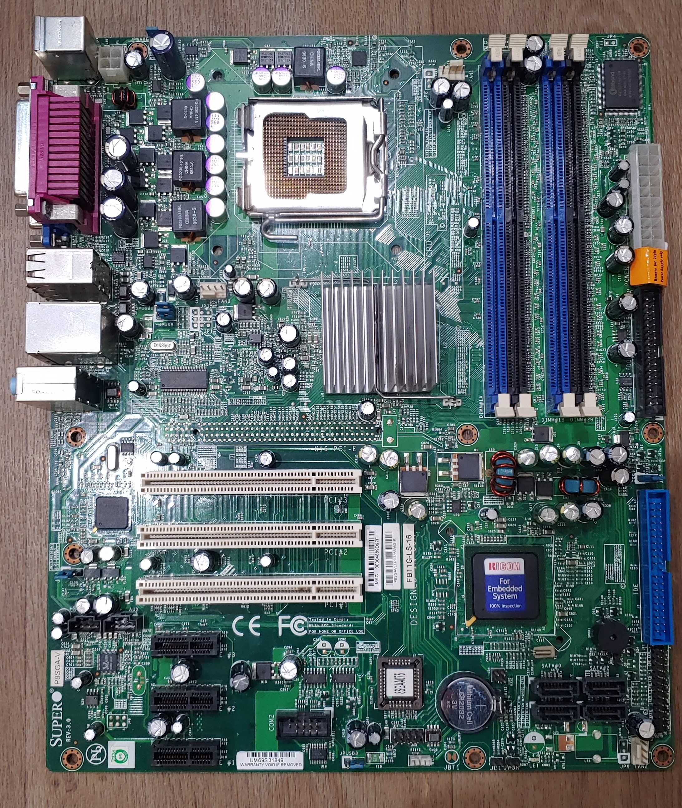 Материнская плата Supermicro P8SGA-V для фотолаборатории Noritsu