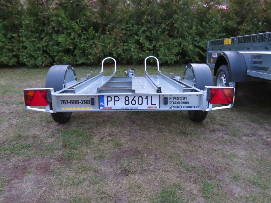 WYPOŻYCZALNIA wynajem wypożycz PRZYCZEPA przyczepka motocyklowa motocy