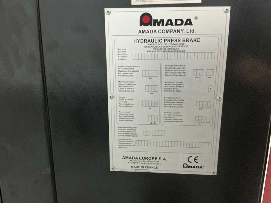 Prasa krawędziowa Amada HFT 5012 bdb 2010 4.560h narzędzia obniżkaceny