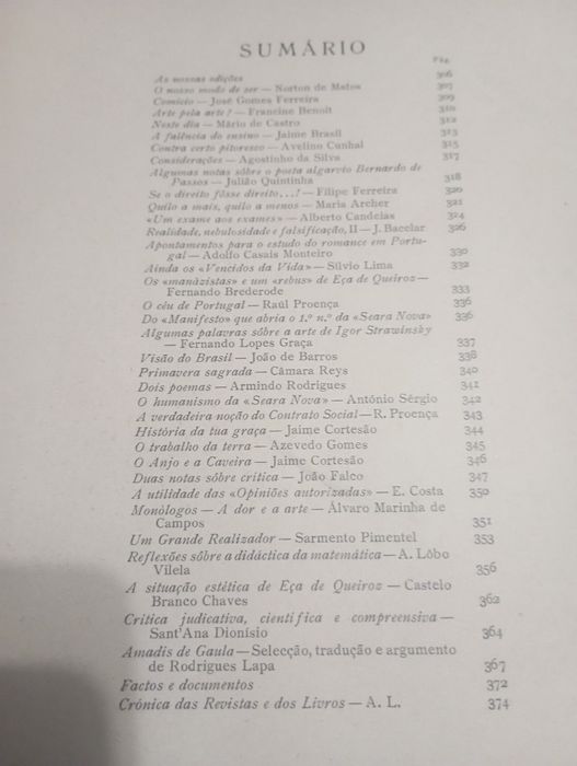 Revista Seara Nova - 1 Abril 1931