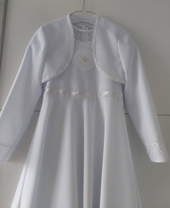 Sukienka komunijna  z bolerkiem 146/152 cm