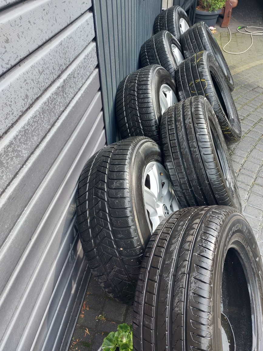 Sprzedam opony plus felgi vw Amarok, Crafter 245/65 R17