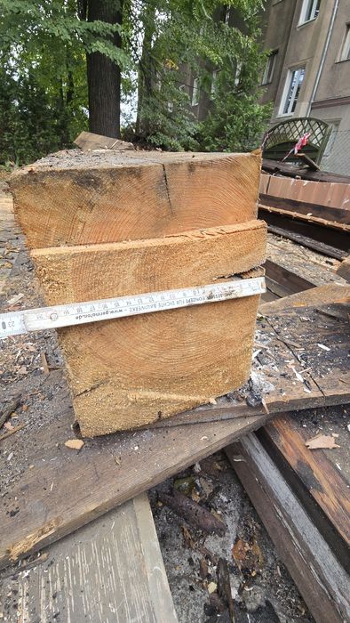 Bale drewniane, Belki 30x27cm