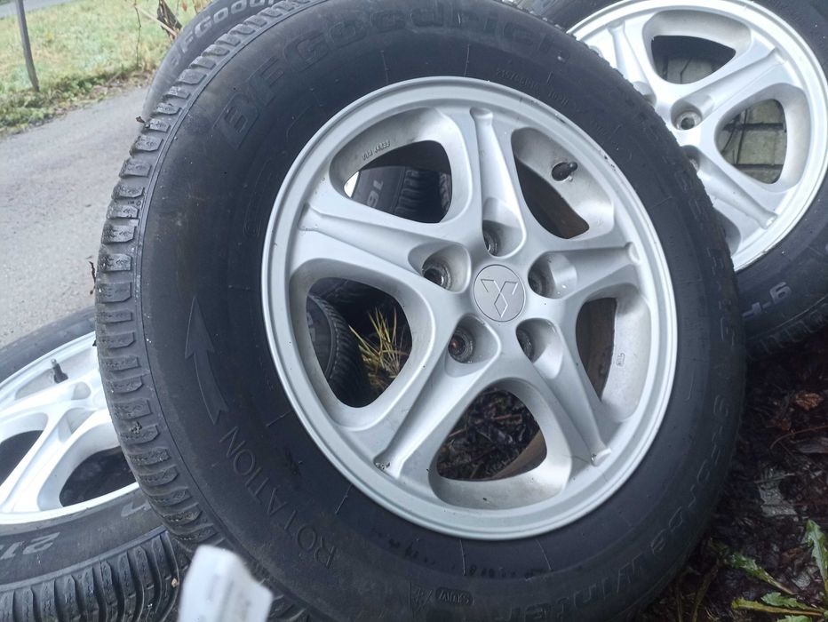 Koła zimowe 7 mm Pajero Pinin r16