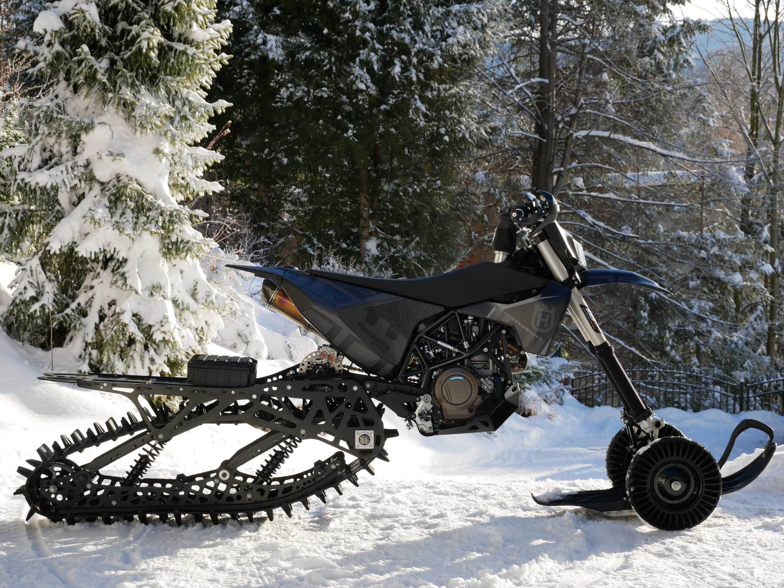 Zestaw Snow bike ZF Sprockets  skuter śnieżny Husqvarna sm 701 ktm 690