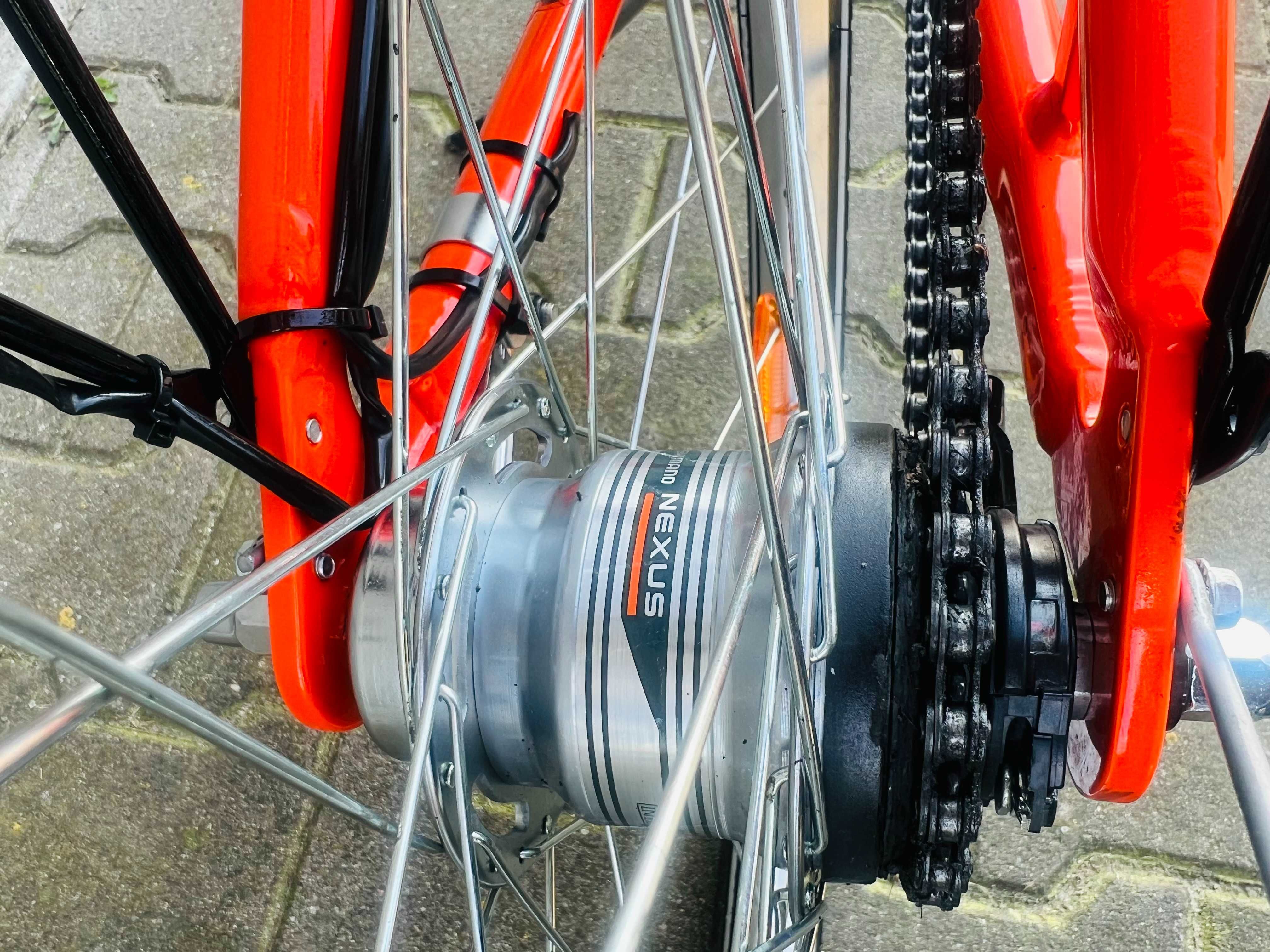 Rower Rowerek Aluminiowy RALEIGH 24 Nexus 7 biegów Amortyzator Pegasus