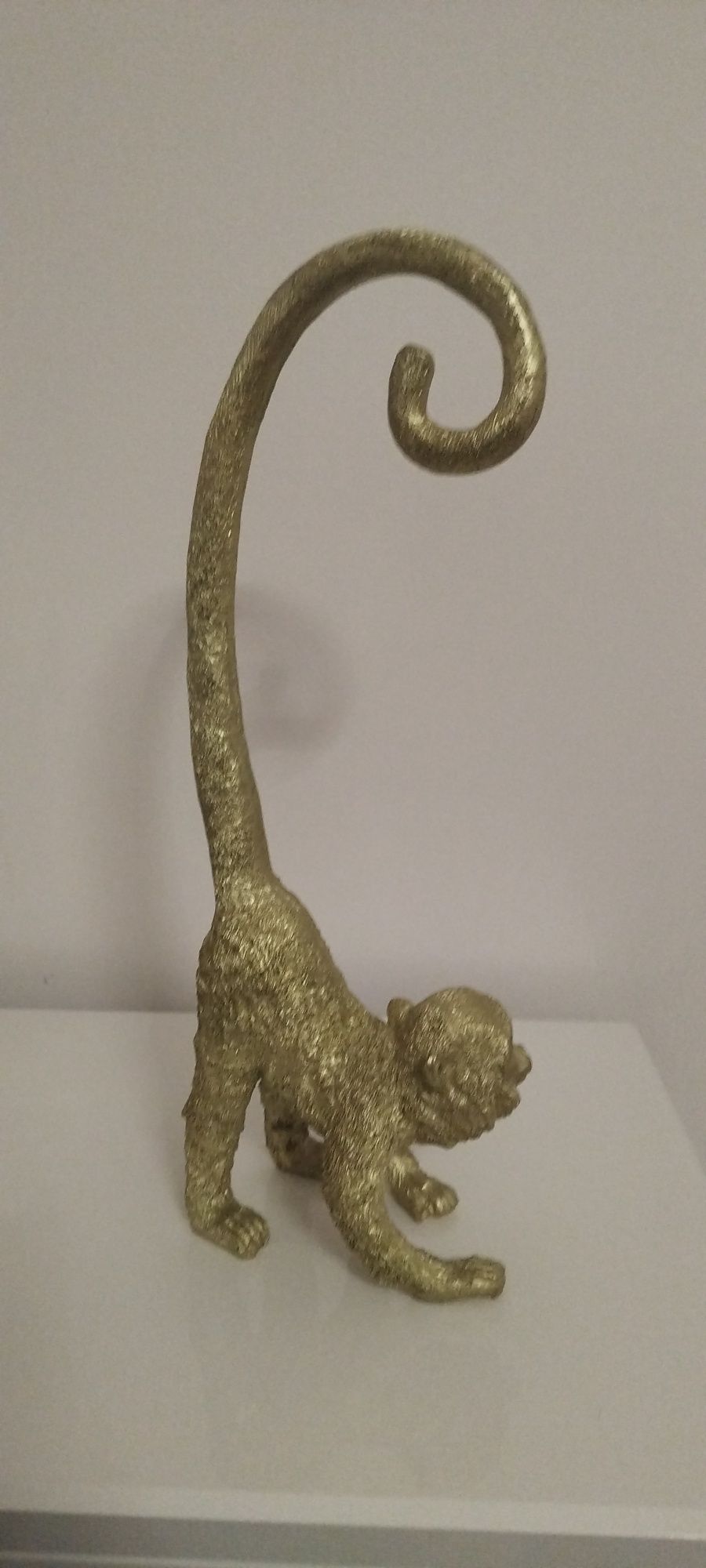 Pozłacana figurka małpki 40cm
