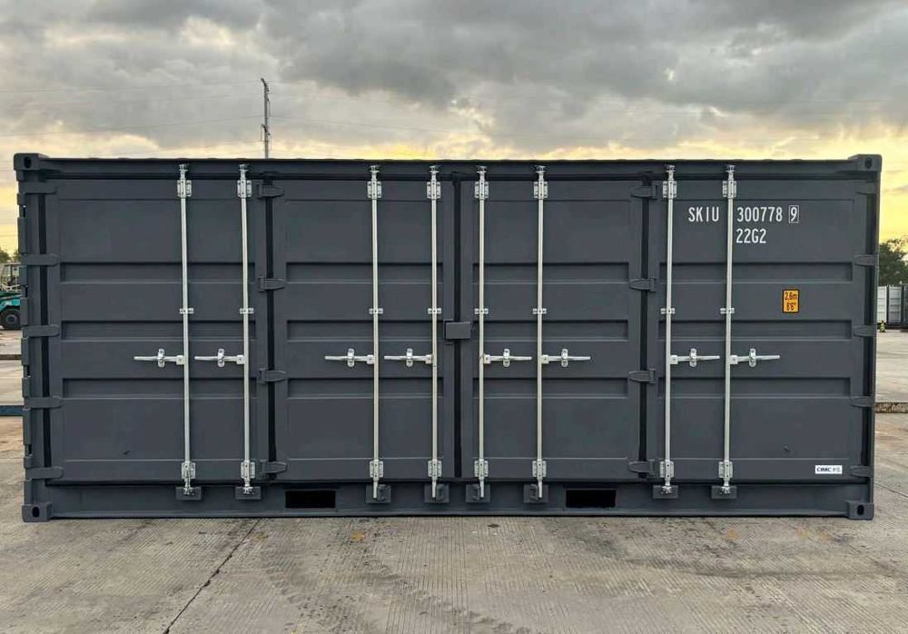 Kontener morski 20' Open Side 6 metrowe otwieranie z boku podwójne