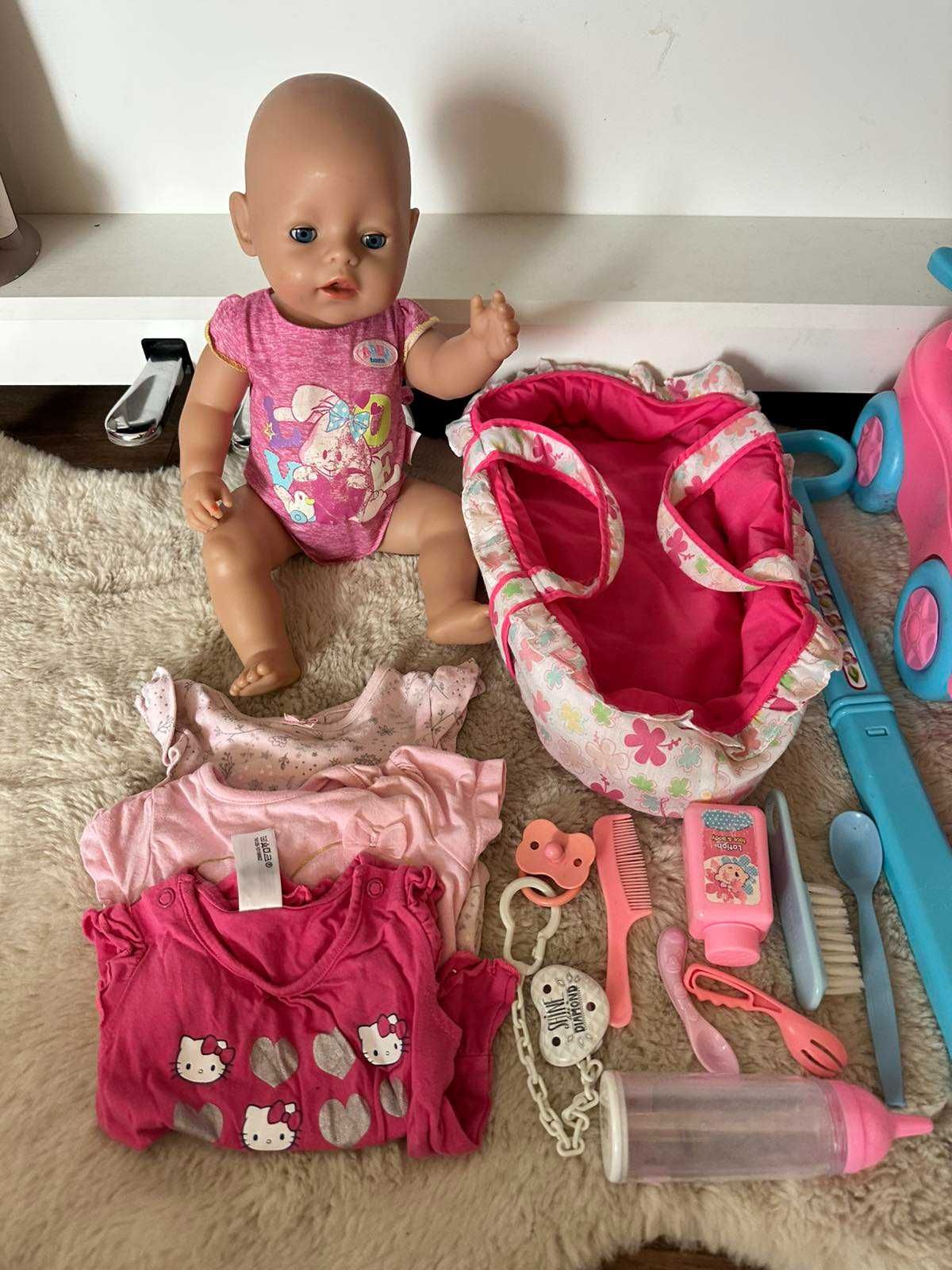 zestaw lalka baby born zapf creation autko chodzik