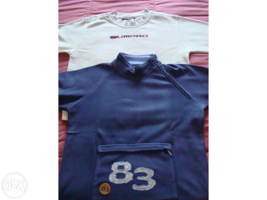 Lote de dois polares de menino 8 anos