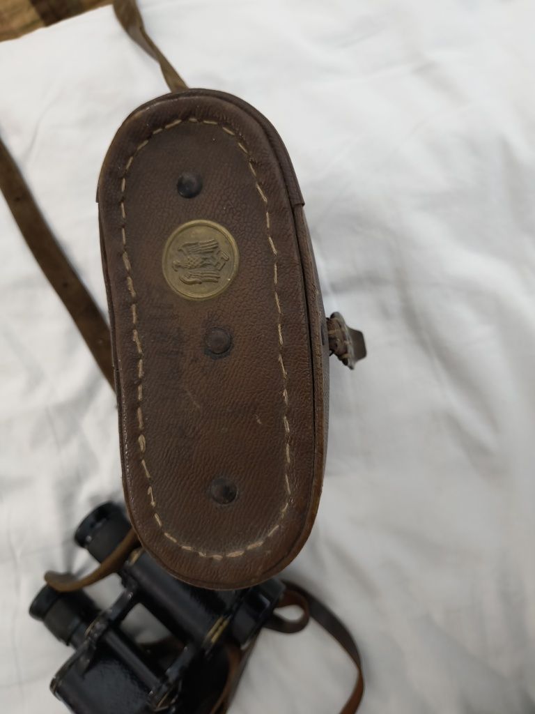 Lornetka carl zeiss jena III rzesza wojskowa pokrowiec
