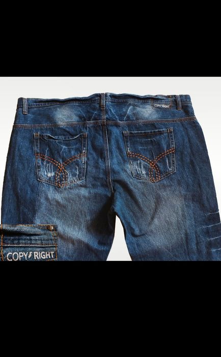 Spodnie jeansy damskie 50/52