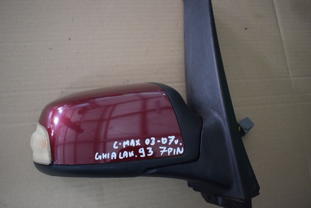 Lusterko prawe Ford Focus C-max GHIA kolor 93 TITANIUM