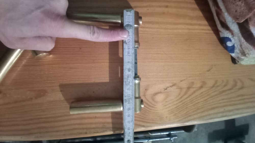 Klamki mosiężne z szyldami