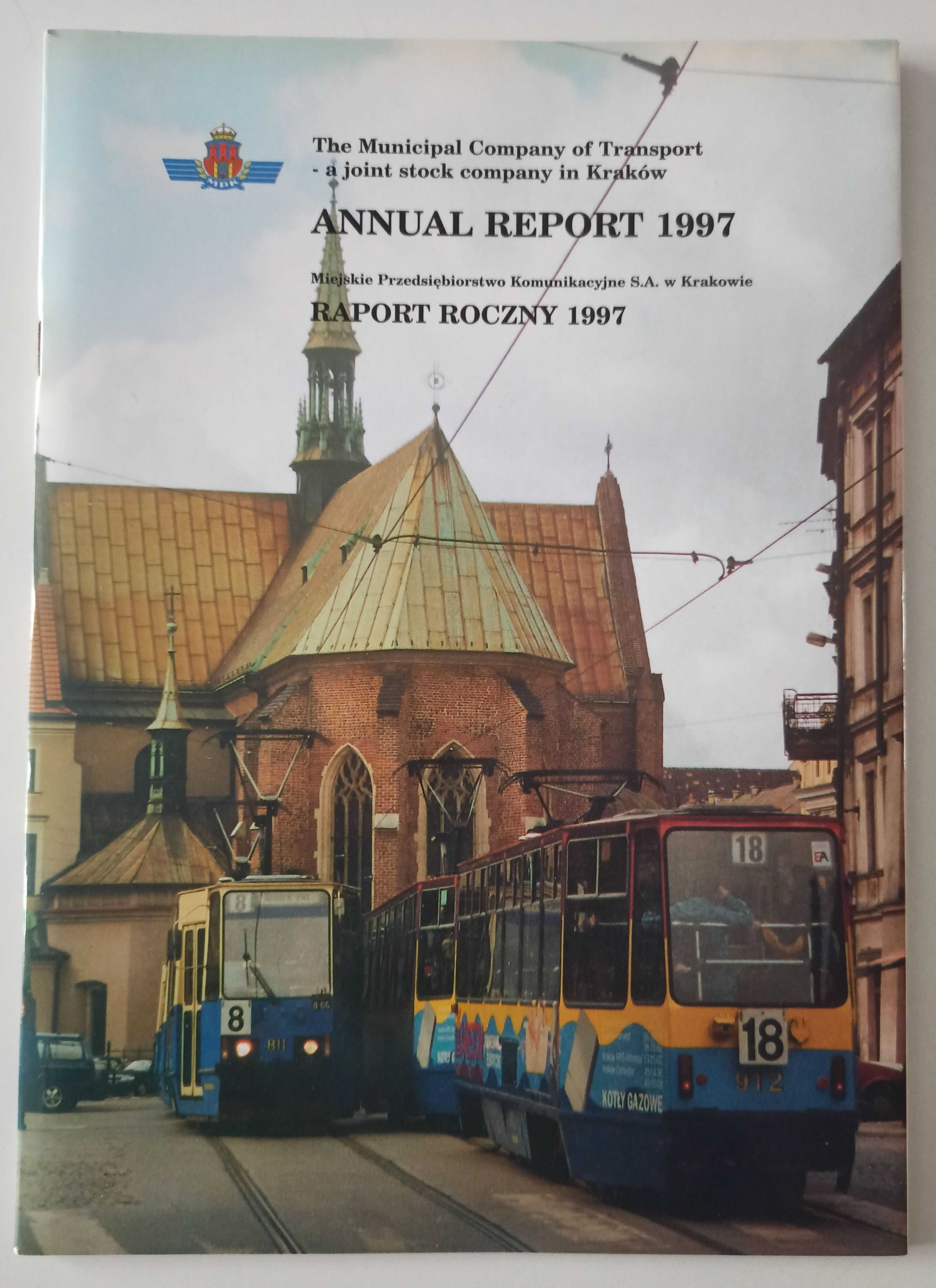 Raport roczny 1997 MPK w Krakowie PL / ANG stan bdb