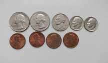 Monety USA Liberty 1 5 10 25 centów One Dime Quarter Dollar 1/4 dolary