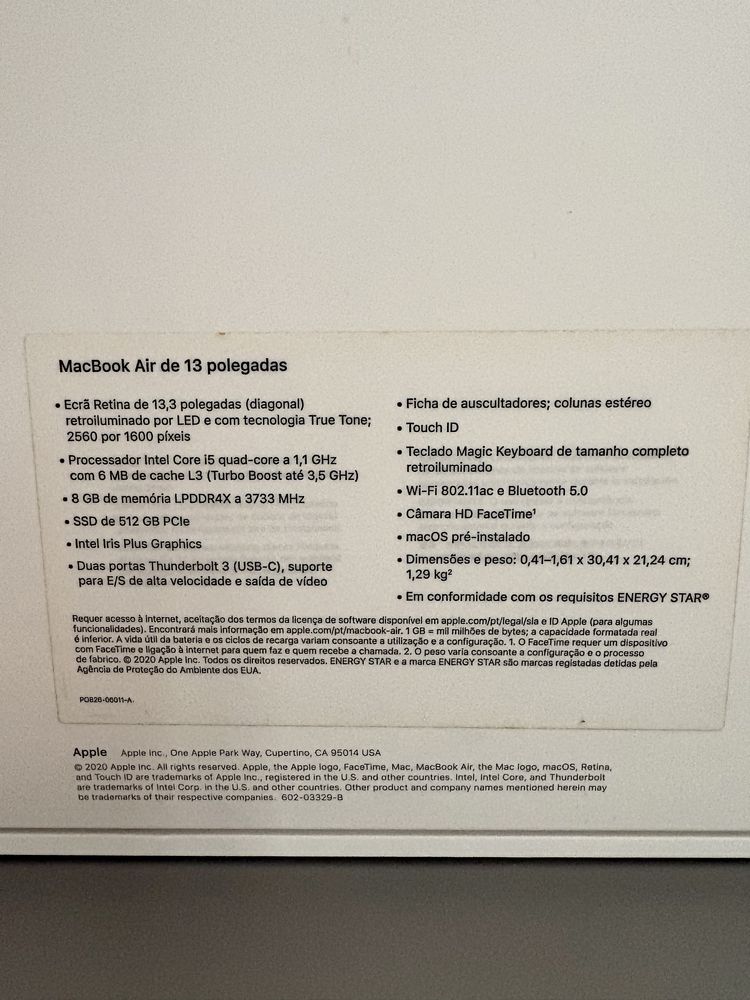 Macbook Air 13 512GB