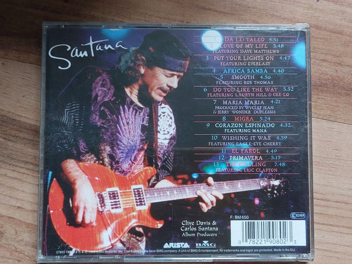 Santana Supernatural cd 1999