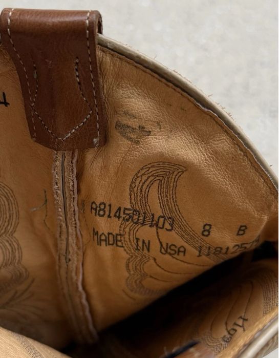 Novons нові вінтажні американські шкіряні ковбойські чоботи