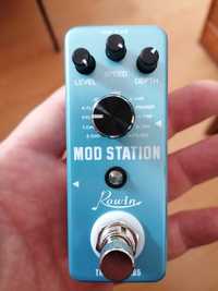 Pedal guitarra rowin mod station (tremolo, phaser, flanger, wah)