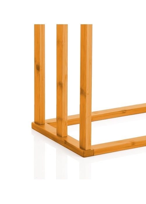 Nowy jasny bambusowy wieszak na ręczniki