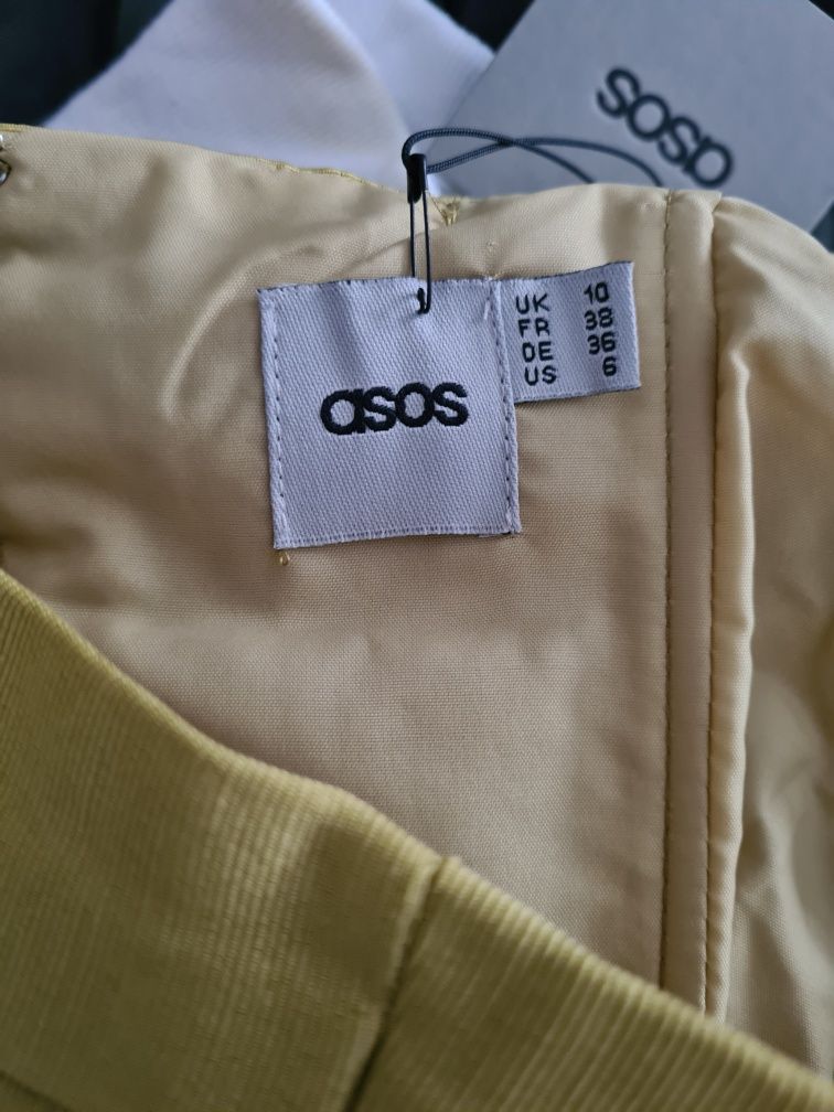 Nowa Sukienka żółta ASOS rozm 36/38