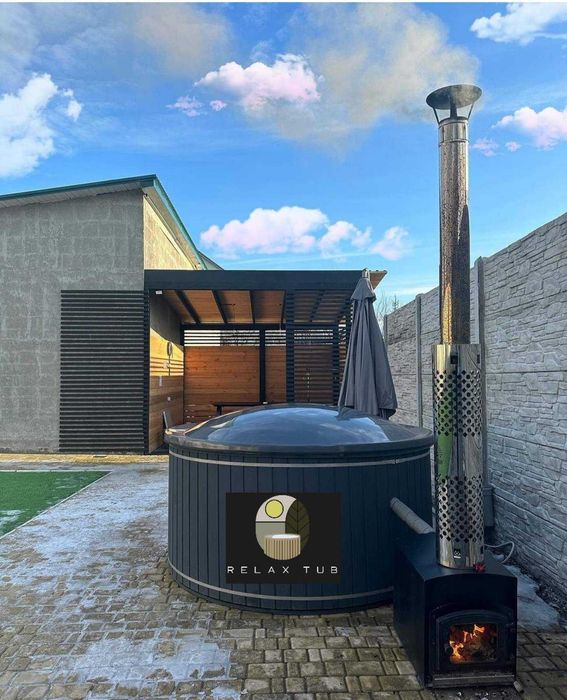 Спа купель. Чан на дровах. Офуро. Чан Карпатський