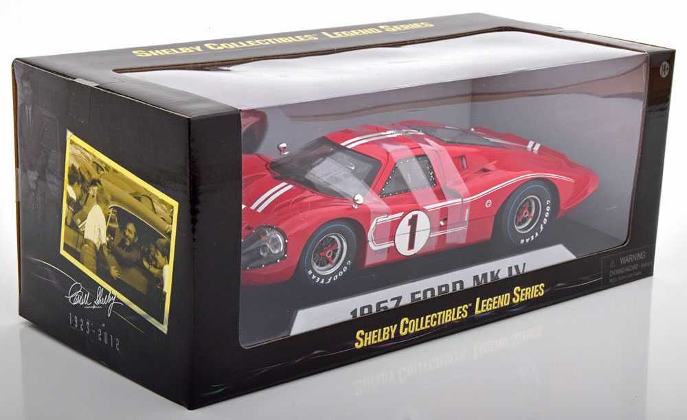 1:18 Shelby Collectibles Ford GT40 MK IV #1 Winner 24h LeMans 1967