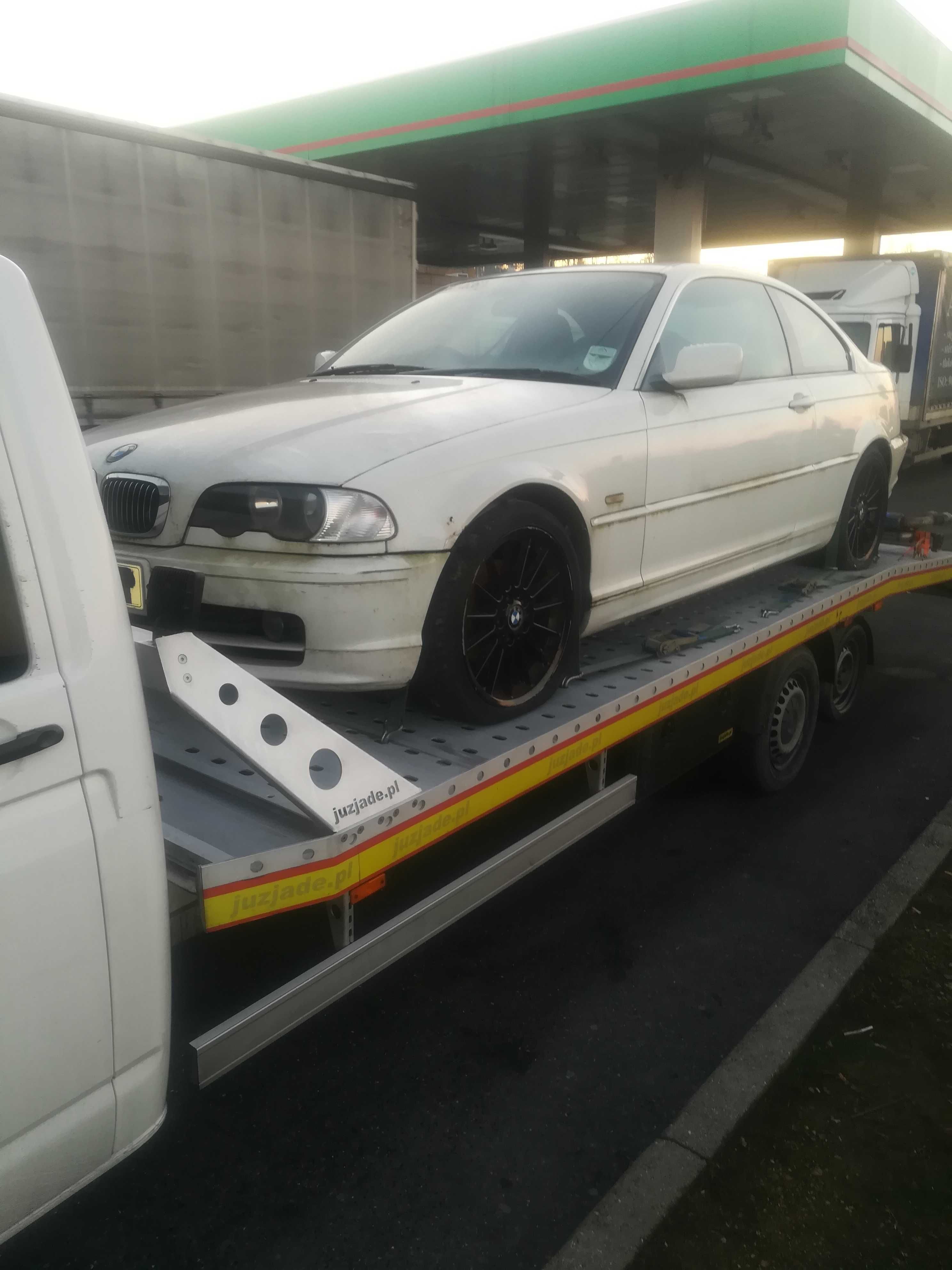 listwa blotnika przod biala Bmw E46 325i coupe dawca czesci slonecznik