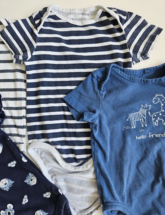 Komplet, zestaw niemowlęcy; 6 x body; 74; Baby Bear Leon, Matalan