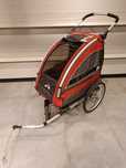 Przyczepa rowerowa nordic cab explorer dla 2 dzieci