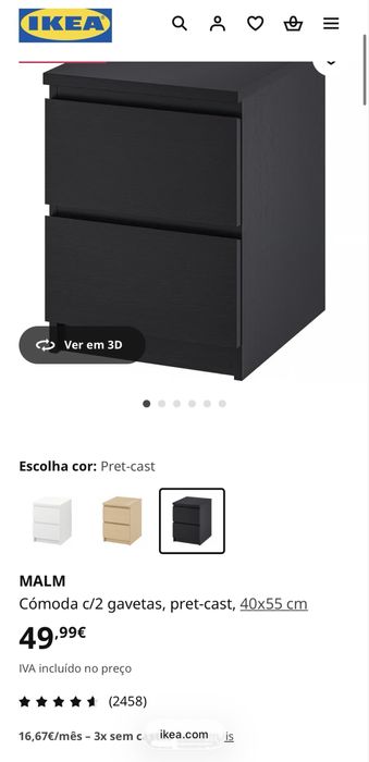 Mesa de cabeceira Ikea