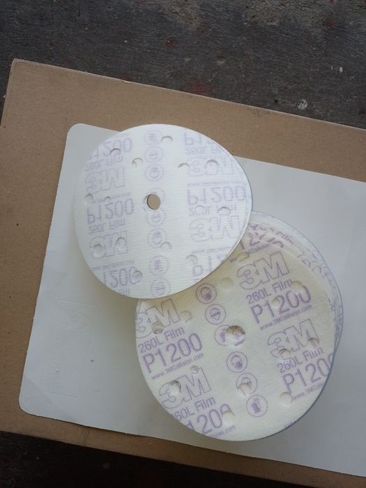 Dyski ścierne 150mm 3m silikonowe P1200