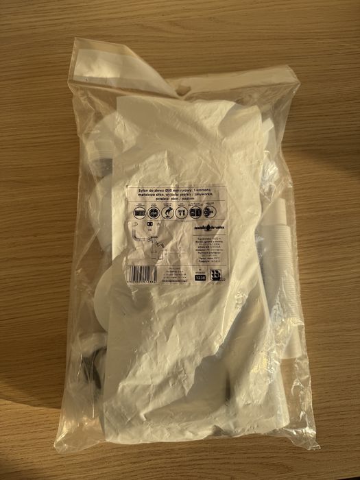 tycner syfon do zlewu ø50 mm rurowy, 1 komora
