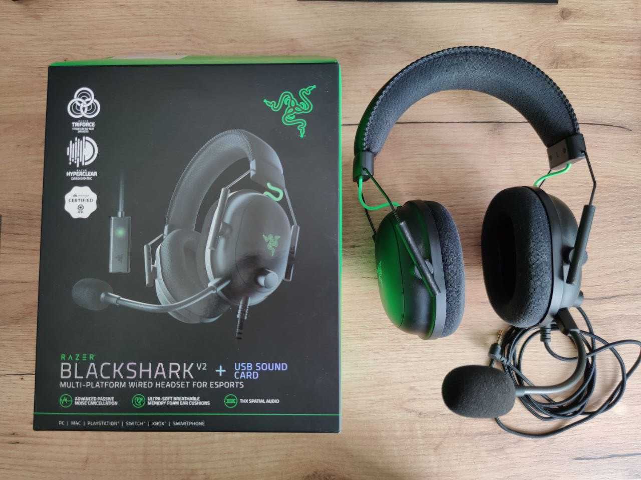 Razer Blackshark V2 Black | Без звукової карти