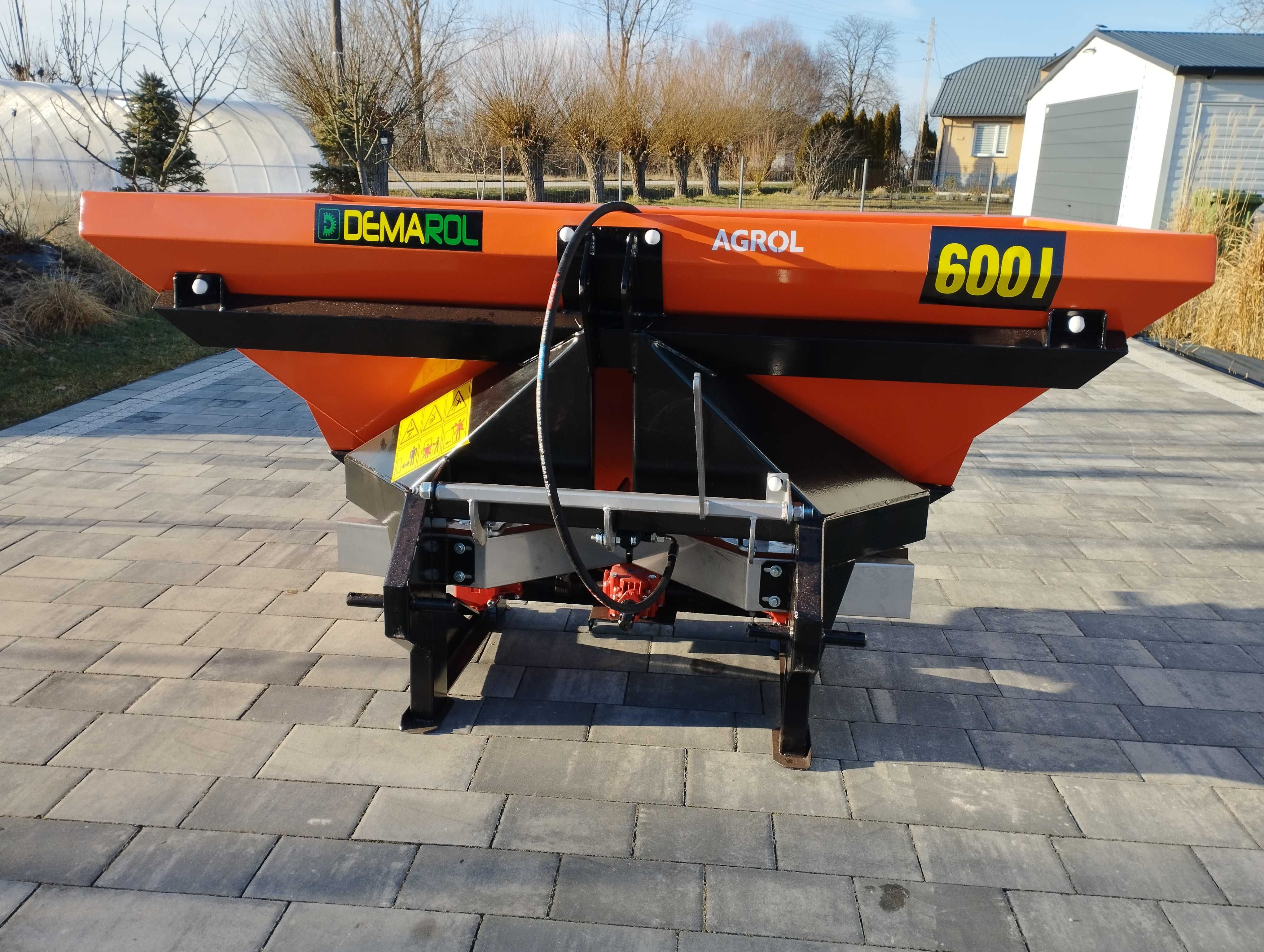 Rozsiewacz do Nawozu Dwutalerzowy NOWY Hydrauliczny+Plandeka Wysyłka
