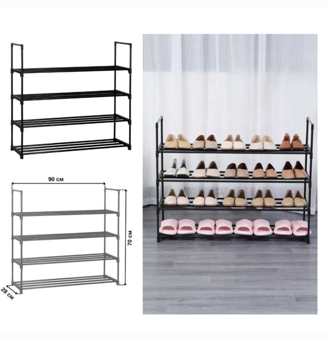 Полиця вішалка стійка шафа підставка для взуття одягу підлогова лофт