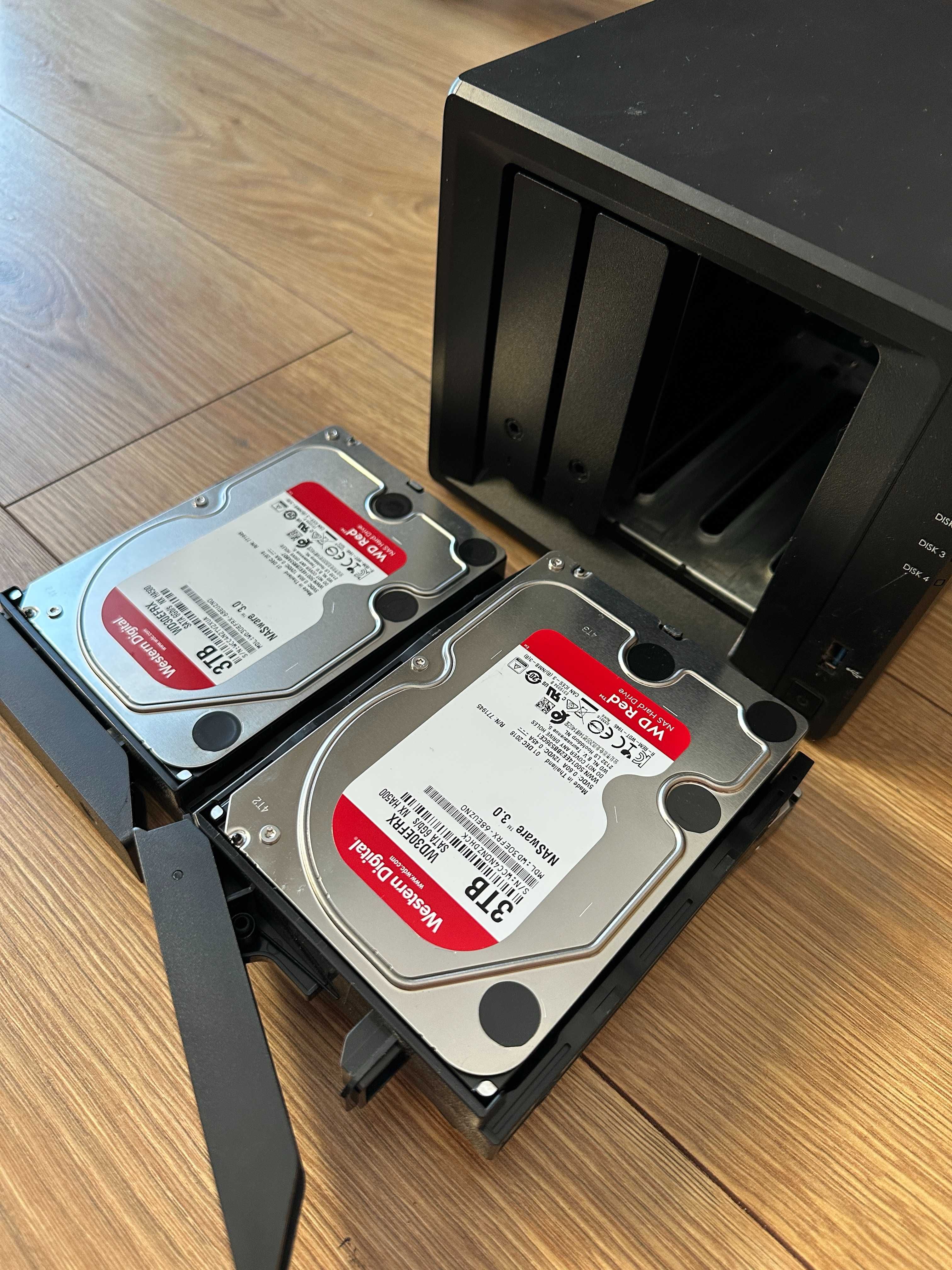 Dysk sieciowy SYNOLOGY DS418 + dyski 3TB