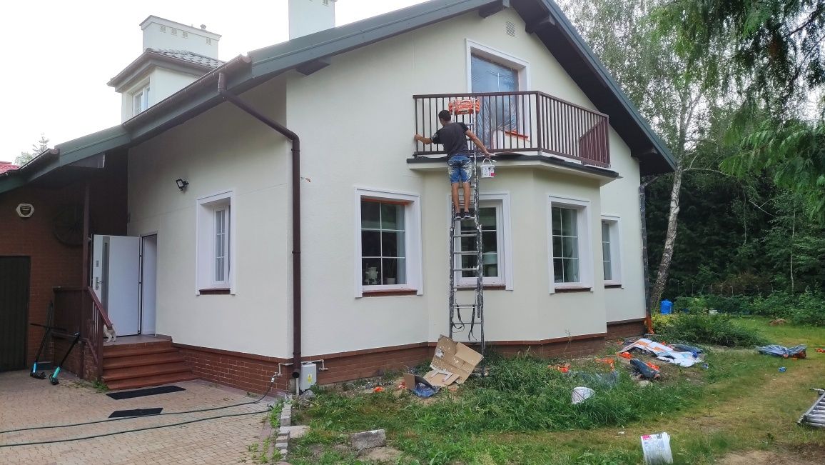 Malowanie elewacji i ogrodzeń