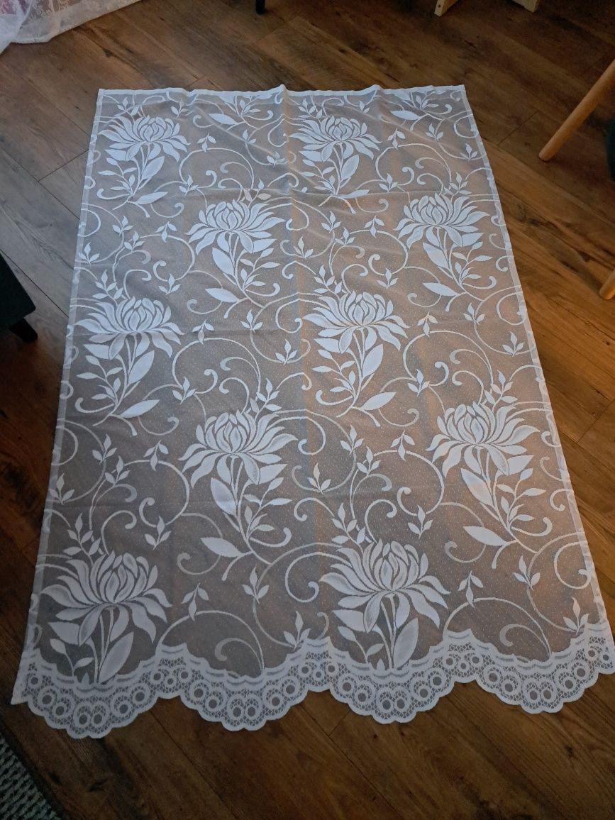 Firana żakardowa 100x160 biel