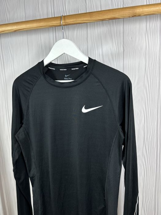 Nike Pro Dri Fit компресійна кофта лонгслів з гарним дизайном L