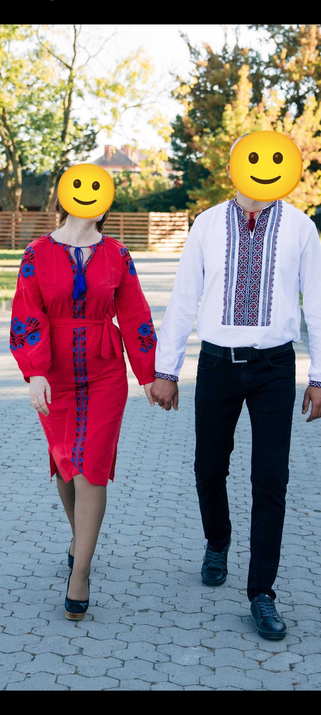 Плаття вишиванка з поясом 44 розмір