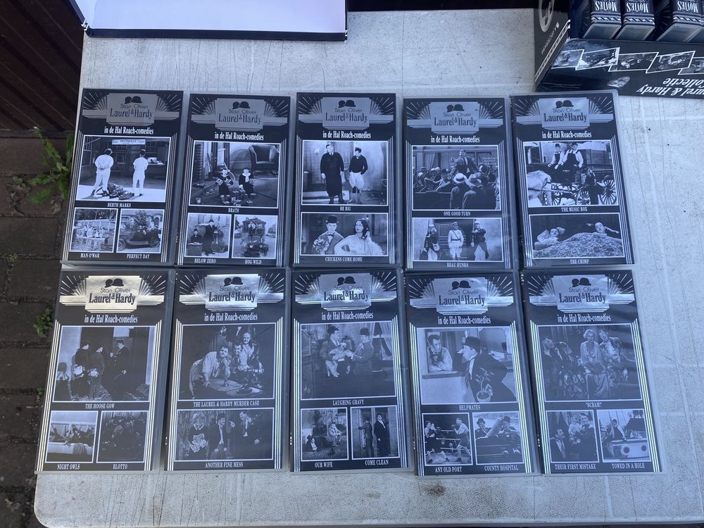 VHS Kolekcja 19 Kaset Flip i Flap (Laurel and Hardy)