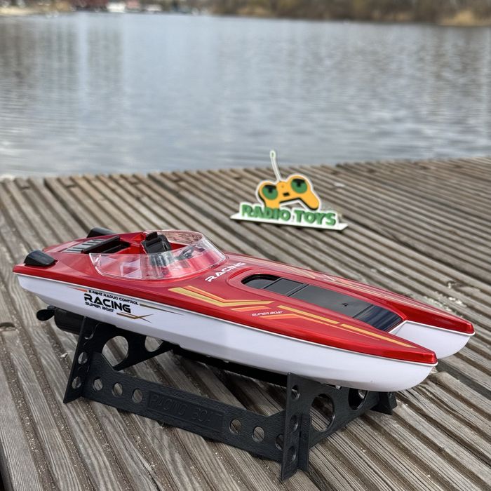 Катер на радиоуправлении Poseidon Красный. Корабль на радиоуправлении