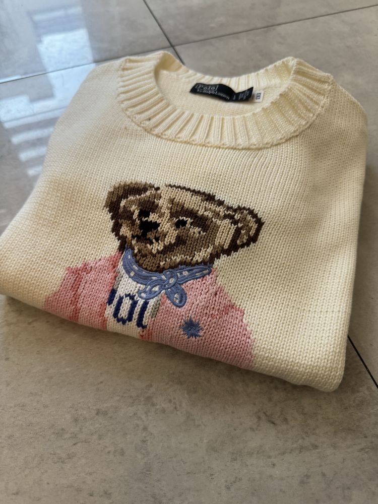 Sweterki Ralph Lauren z misiem