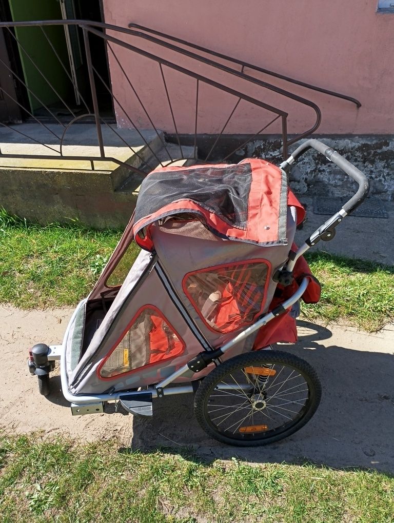 Przyczepka rowerowa dwuosobowa querrido